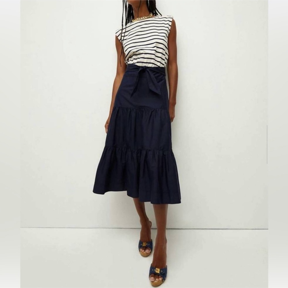 VERONICA BEARD pazila mixed-media dress XS